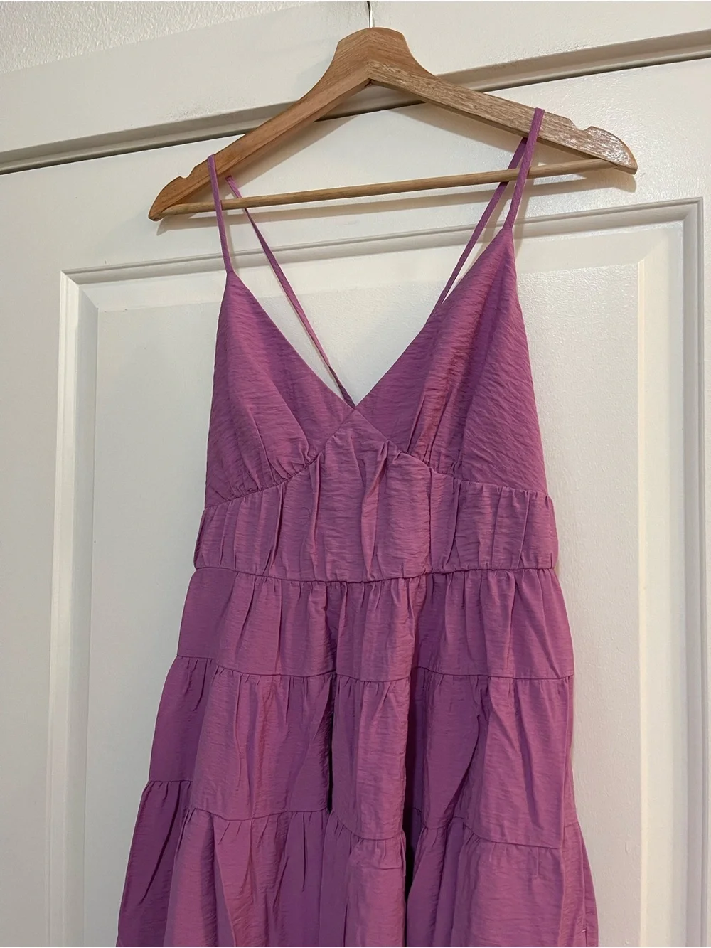 Abercrombie & Fitch Flowy Tiered Maxi Dress